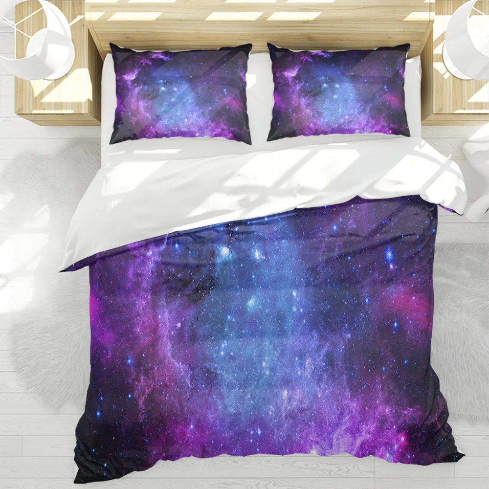 Комплект постельного белья с пододеяльником и глубокими звездами - купить по