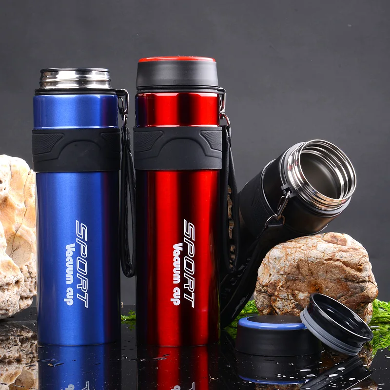 1Л чайник для воды вакуумная изоляционная бутылка 304 Термокружка Из Нержавеющей