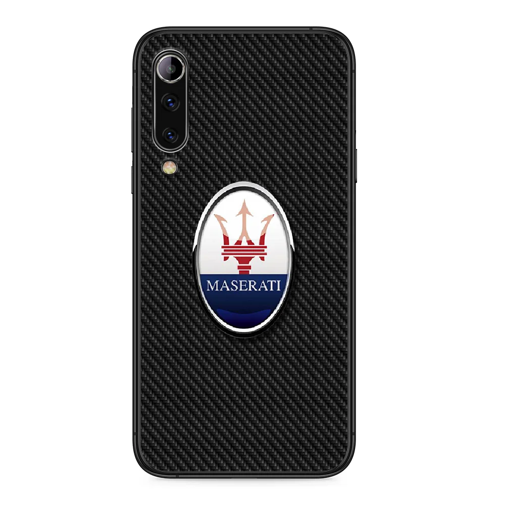 

Wheel for Maserati Logo Phone case For Xiaomi Mi 6 8 A1 Note3 A2 9 CC9 9T A3 MIX 2 2S 3 9 Lite SE Pro black prime luxury back