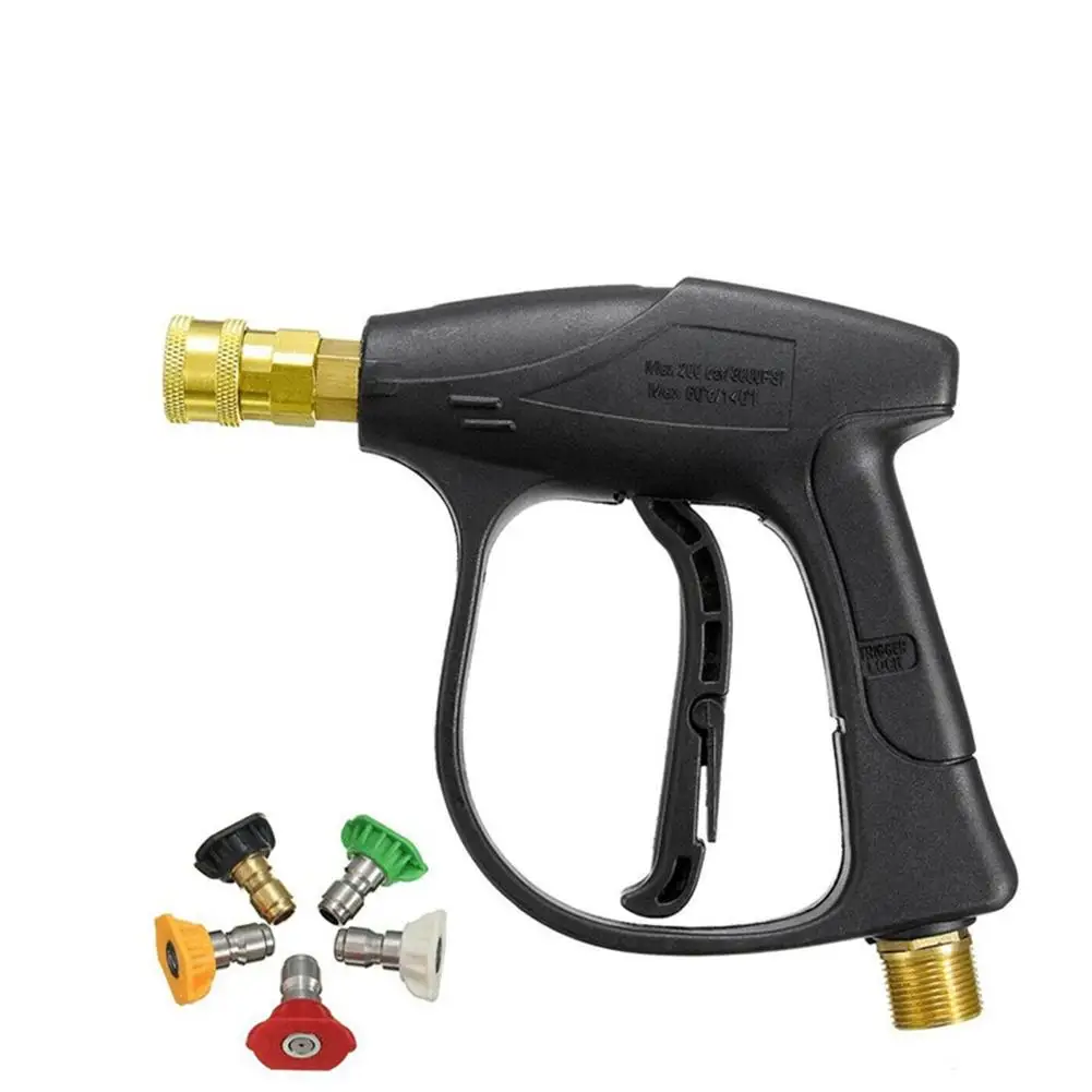 

Car High Pressure Water Sprayer Soap Foam Cleaner Quick Release Nozzle 14mm 1/4" M22 Plug