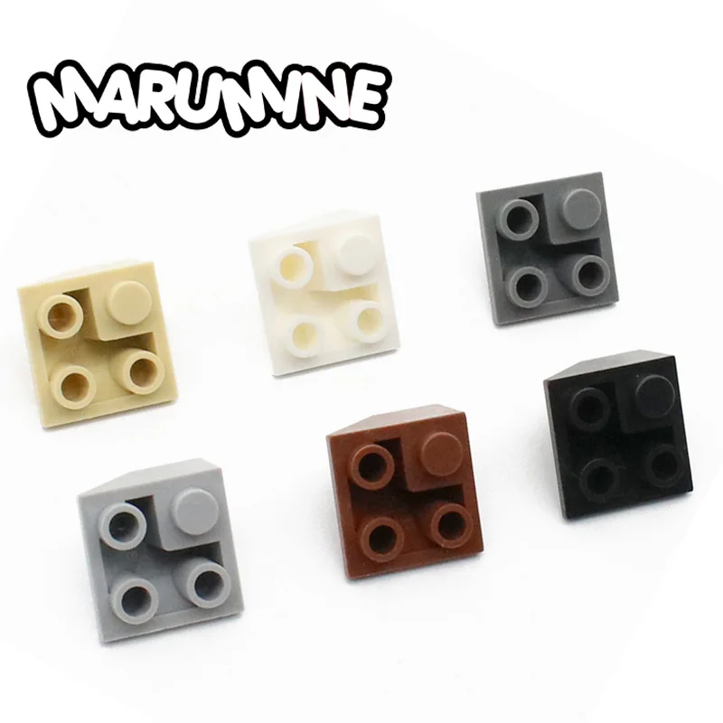 Marumine 45 2x2 Invert Slope Bricks Parts 3676 Roof Tile Corn MOC City Building Blocks Pieces Educational Toys For Children | Игрушки и