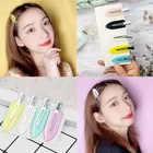 4 шт1 шт. Бесшовные без изгиб Заколки для волос заколка для волос, без ПИН Марк завиток клип, макияж, без складок резинки для волос, заколки для волос для укладки волос взрыва зажимы