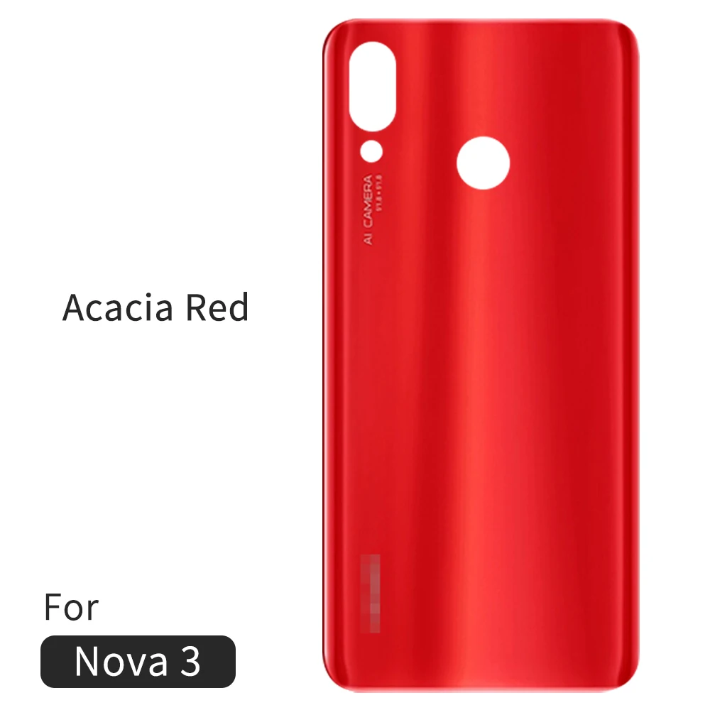 100% новый чехол для аккумулятора Huawei Nova3 задняя крышка Nova3e Nova3i запасные части +