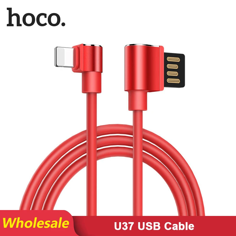 HOCO U37 27 шт./лот оптовая продажа 1 2 м Прочный USB кабель для iPhone Type C Micro Cable Samsung