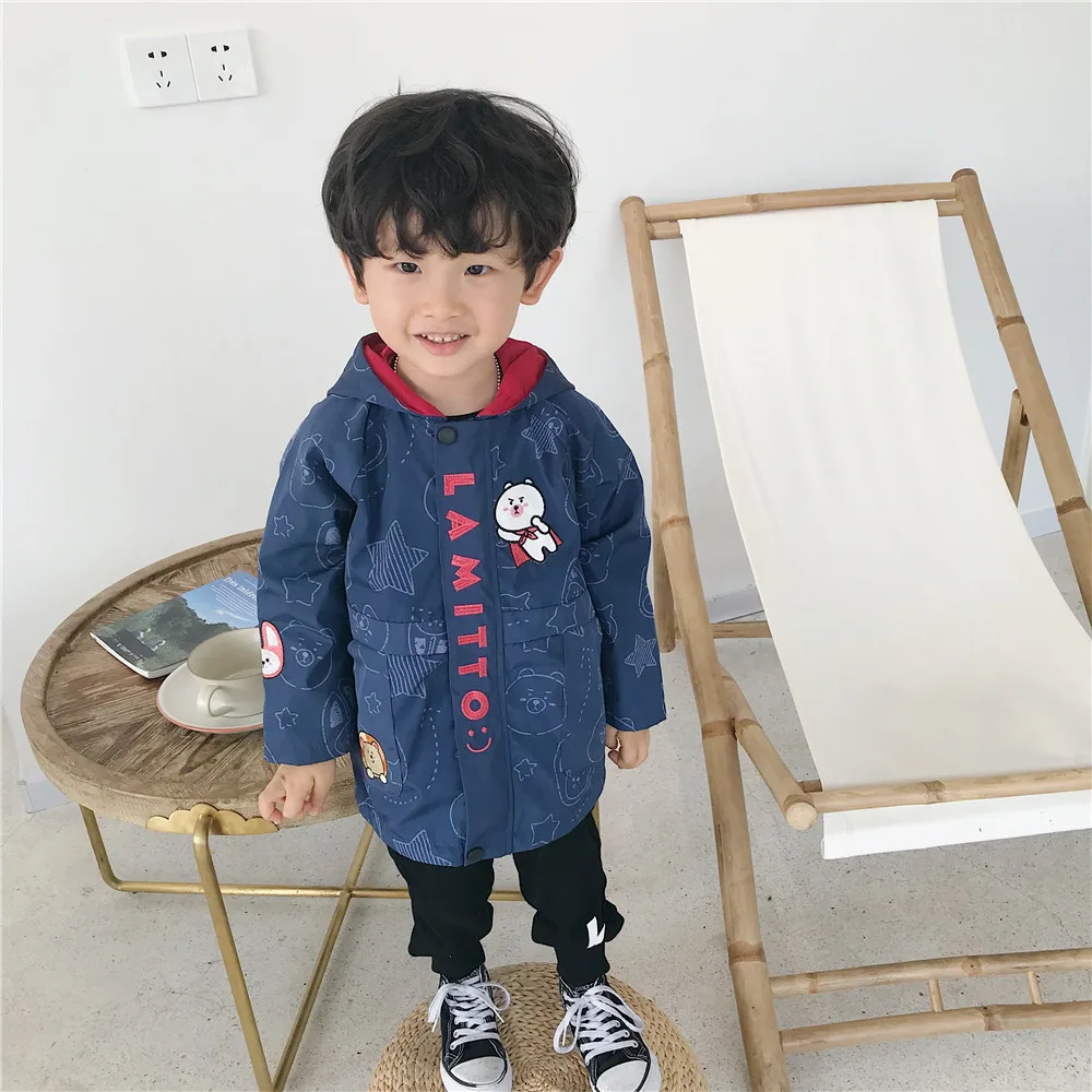 Tonytaobaby осенне зимняя одежда новинка детская для мальчиков и девочек длинное