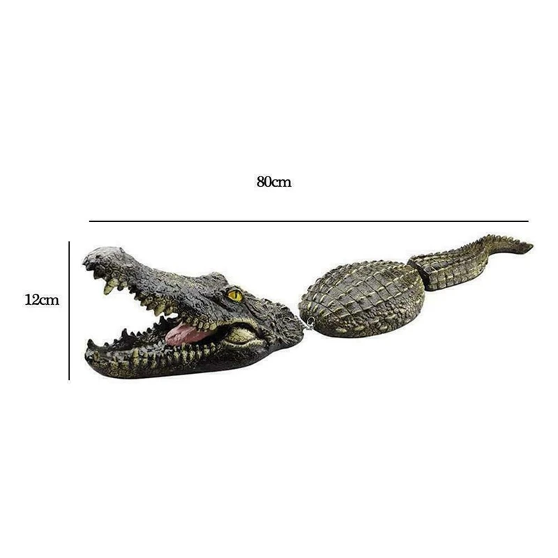 Retail Artificial Crocodile Alligator Head Foam Floating Decoy Garden Pond Water Decor | Figurines & Miniatures