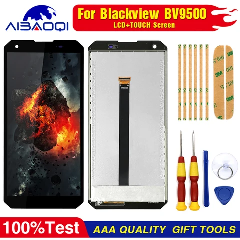 Новый ЖК-дисплей для Blackview BV9500 BV9500 Pro BV9900 BV9900E BV9900 Pro, дигитайзер в сборе с рамкой, запасные части