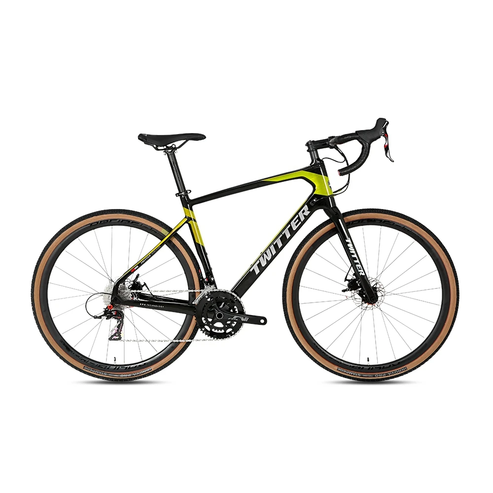 

WITTER bikes GRAVEL RS-22S cross-country bike hydraulic disc brake,ultra-light professional racing design carbon fiber road bike