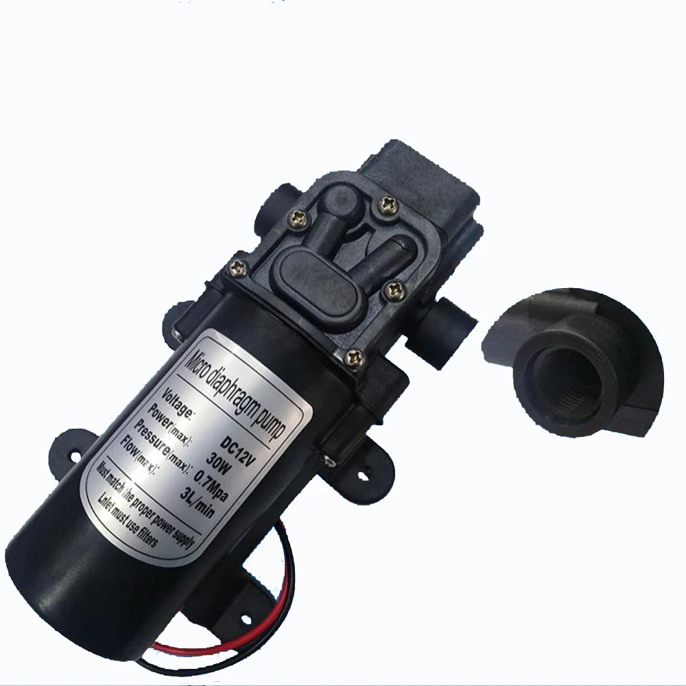 12v 30W 3L/мин мойка высокого давления мембранный dc микро водяной насос обратный