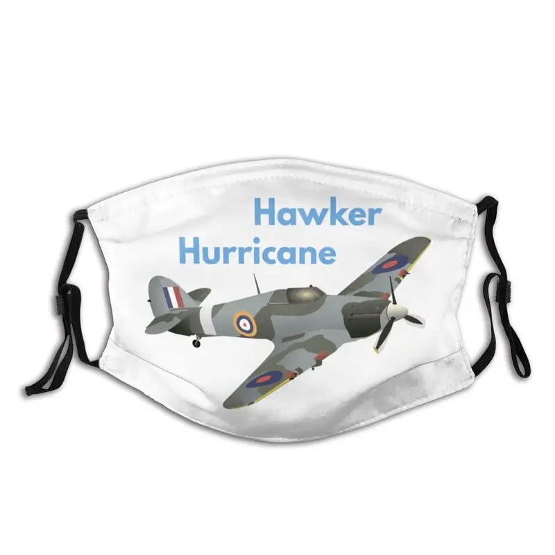 Hawker Hurricane маска с фильтрами из дышащего материала истребитель авиация для лица