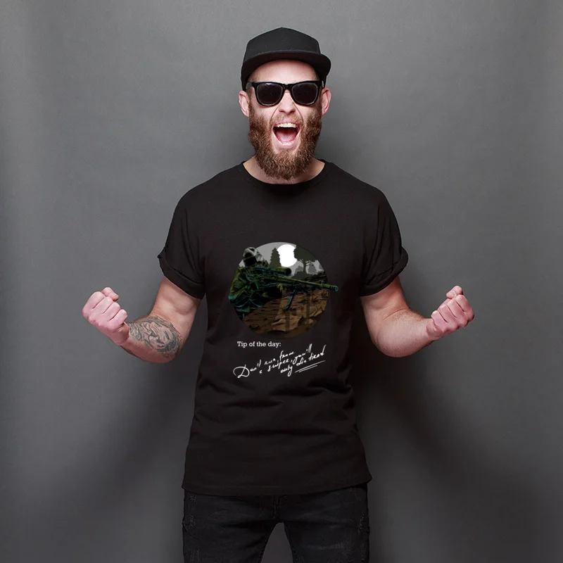 

Tip Of The Day Comics Summer Loose Tops Shirt Summer 100% Cotton Tee-Shirt Cartoon Print T Shirts For Boys