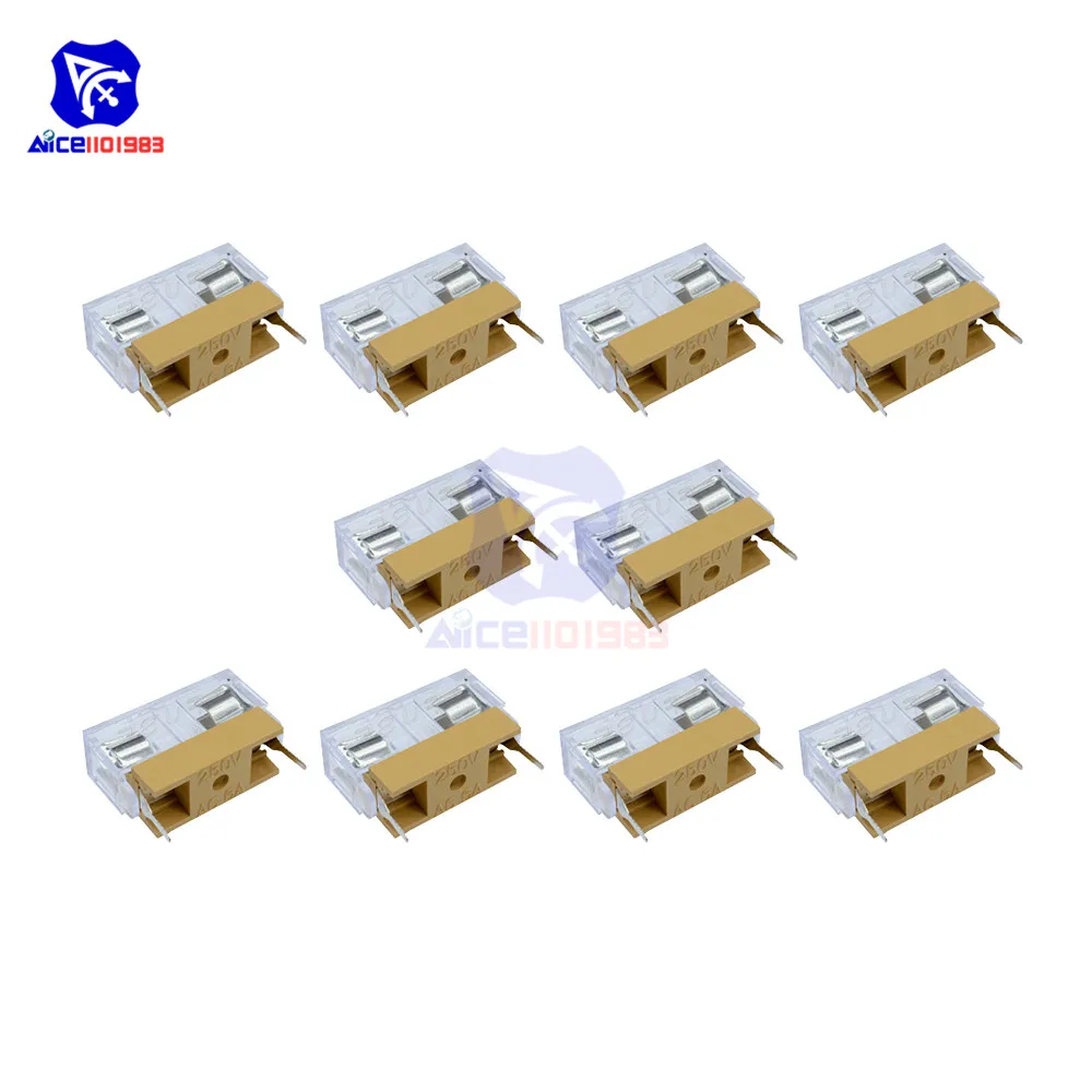 

Держатели предохранителей diymore PCB 5x20 мм 6А 250В