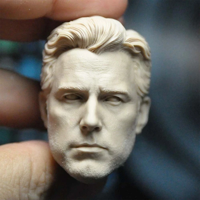 

Unpainted Head Sculpt 1/6 Spider Hero Ben Affleck Head Carving Model Fit 12 inch Male Soldier Action Figure Body