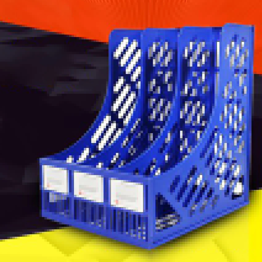 3 секции Настольный лоток для файлов стойка бумажный держатель книг и документов