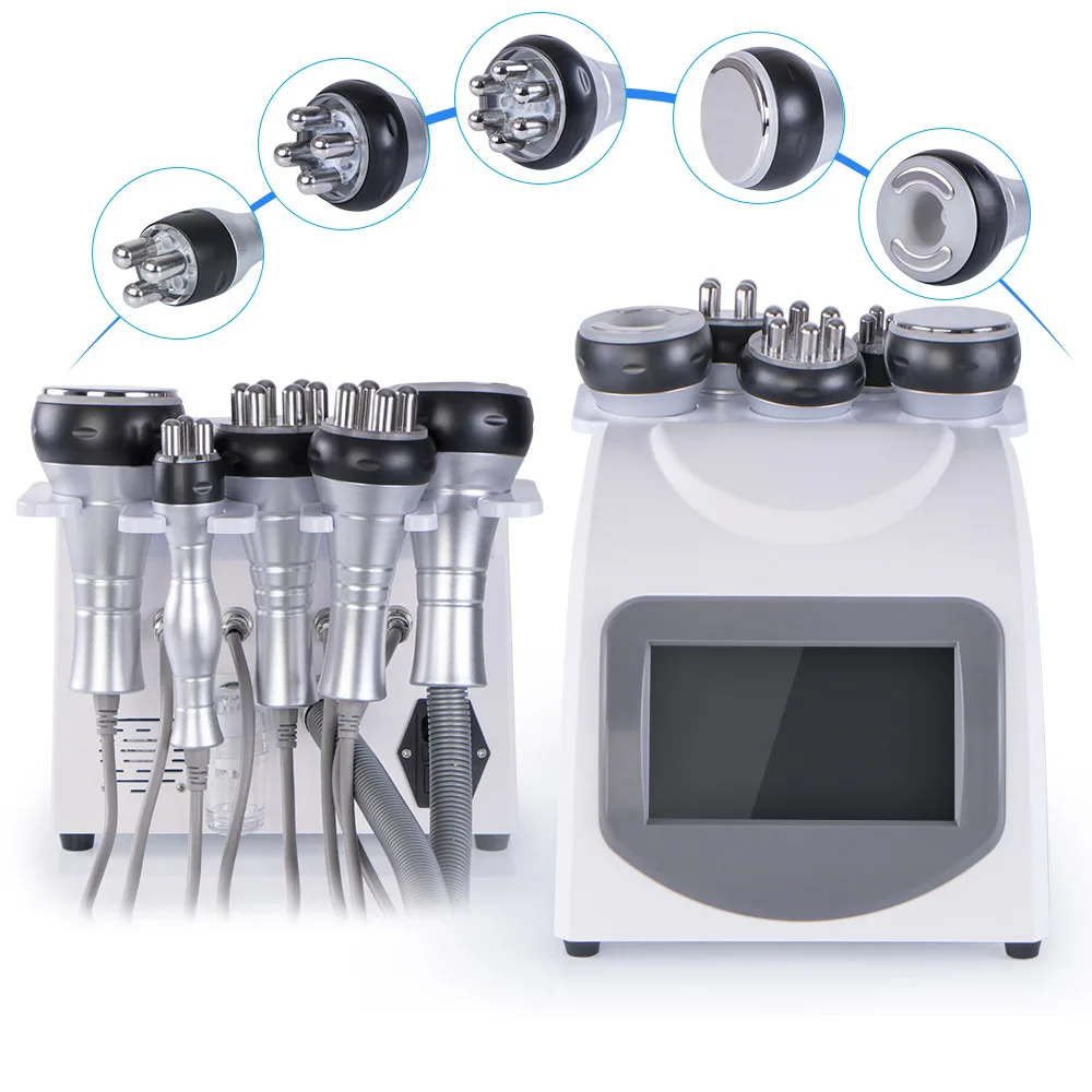 

Ultrasonic Cavitation 5in1 Vacuum RF Radio Frequency Body Weight Loss Slimming Machine