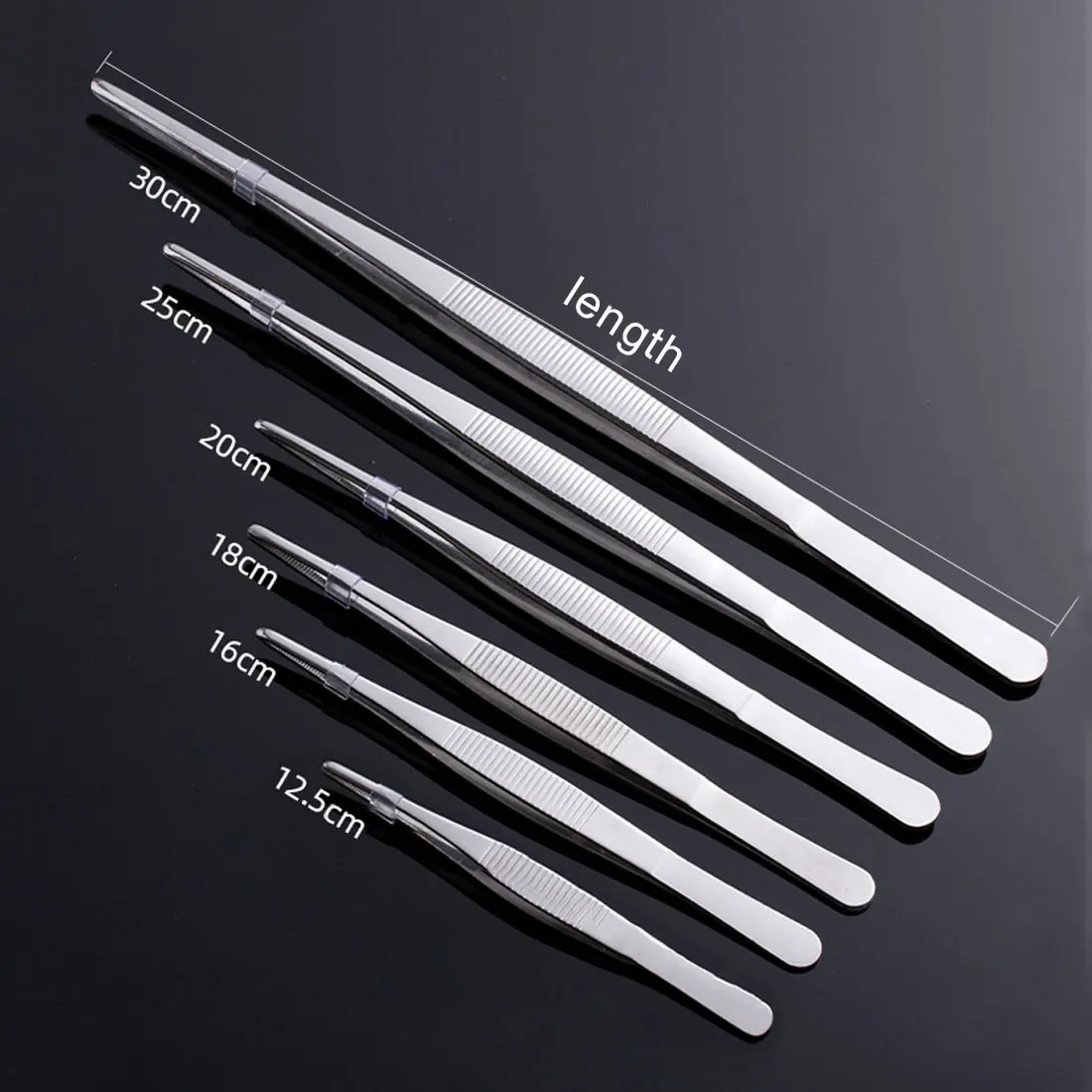 Медицинские щипцы 430 из нержавеющей стали против йода длинные прямые 12 5 см-30 см