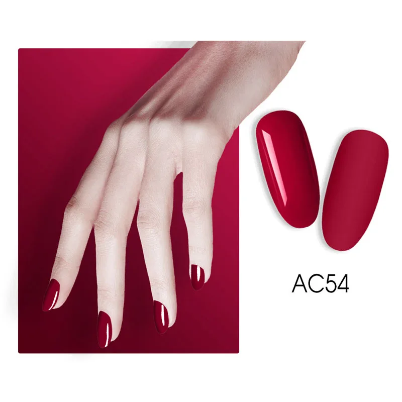 

Beautilux Gel Nail Polish Wine Red Cherry Burgundy Color Soak Off UV LED Gels Lacquer Semi Permanent Nails Varnish AC49-60 10ml