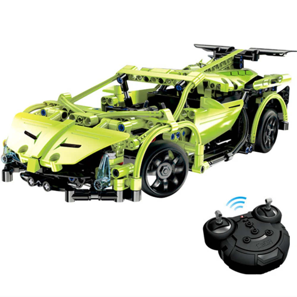 

RC Sport Racing Car Electric Building Blocks Technical Remote Control Vehicle Model Kids Toys Boys Gifts