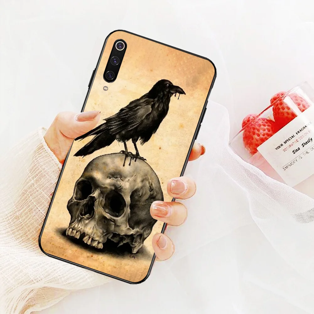 Чехол для мобильного телефона NBDRUICAI "Terror Death Skull" в новом черном исполнении для Xiaomi 8 9 se 5X Redmi 6pro 6A 4X 7 5plus note 5.
