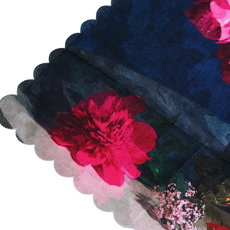 Плотная хлопковая скатерть креативная Пылезащитная моющаяся 3D с цветами