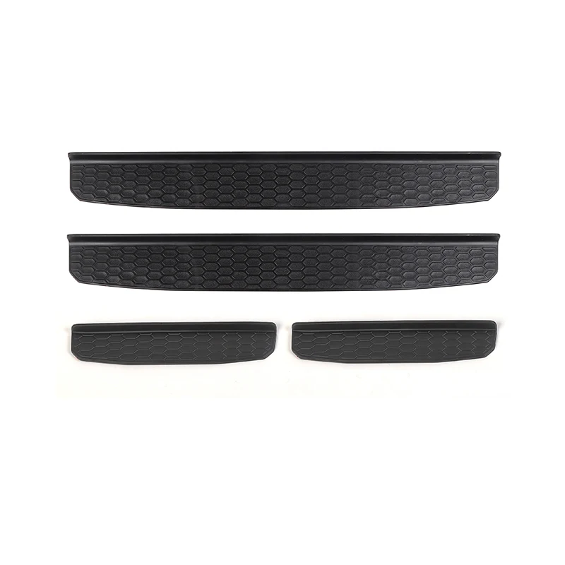 

MOPAI ABS Car Interior Door Sill Guards Plate Guards Protector Pedal Cover Stickers For Jeep Wrangler JL 2018+ Car Styling