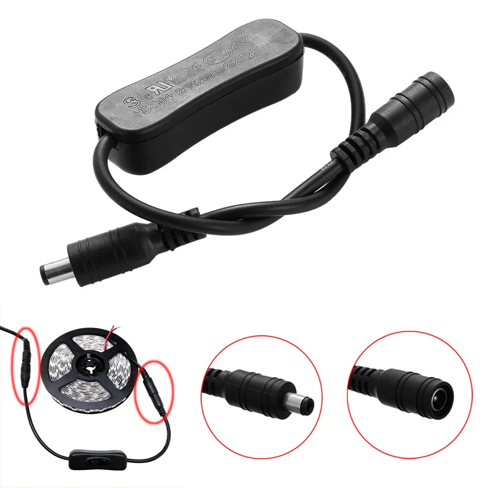 Разъем для лампы линейный разъем постоянного тока вкл. ВЫКЛ. штекер кабеля