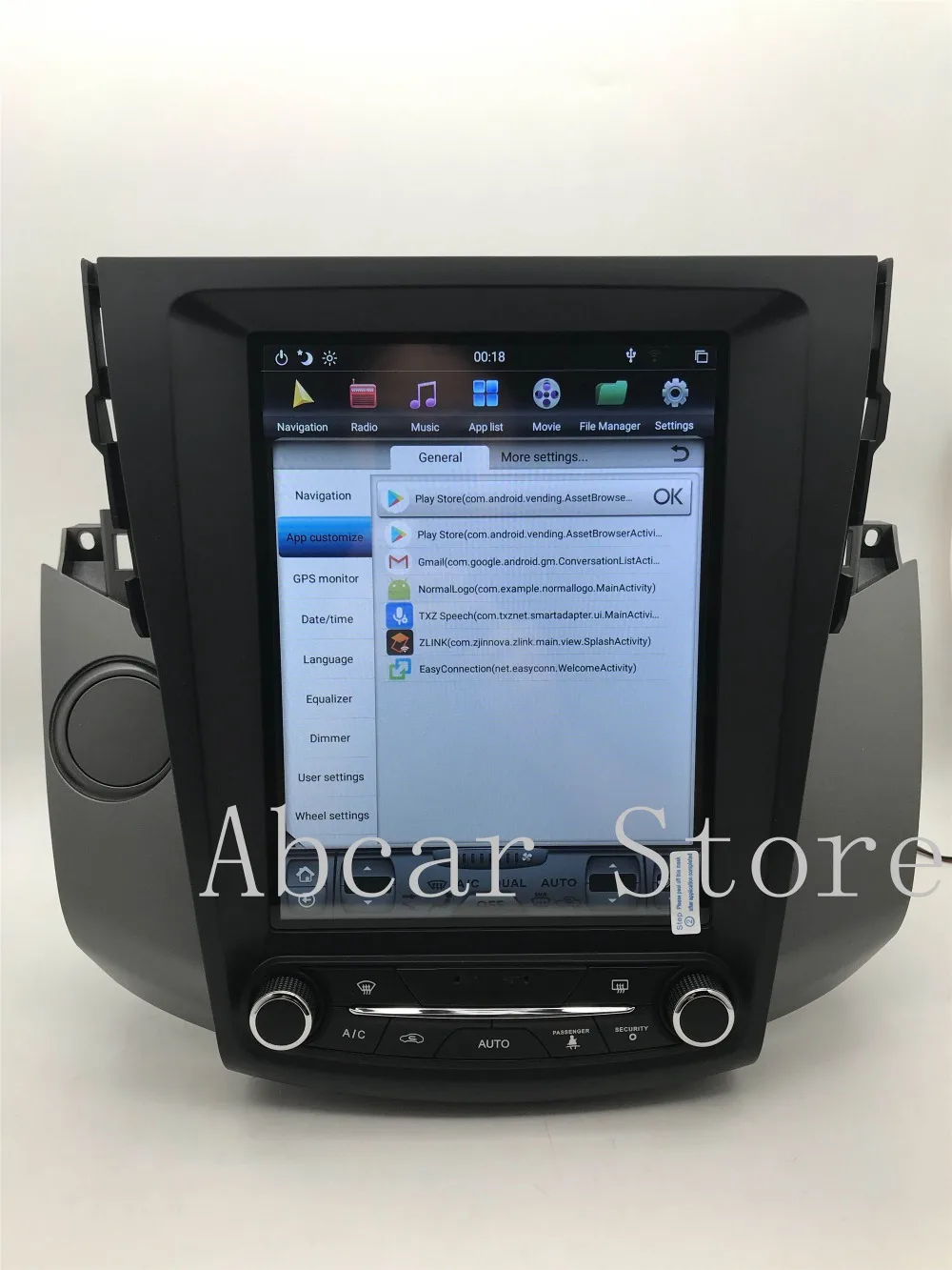 10,4 ''Tesla стиль Android 8,1 автомобильный dvd-плеер gps навигация для Toyota RAV4 RAV 4 2006-2012 PX6 CARPLAY стерео Мультимедиа Радио