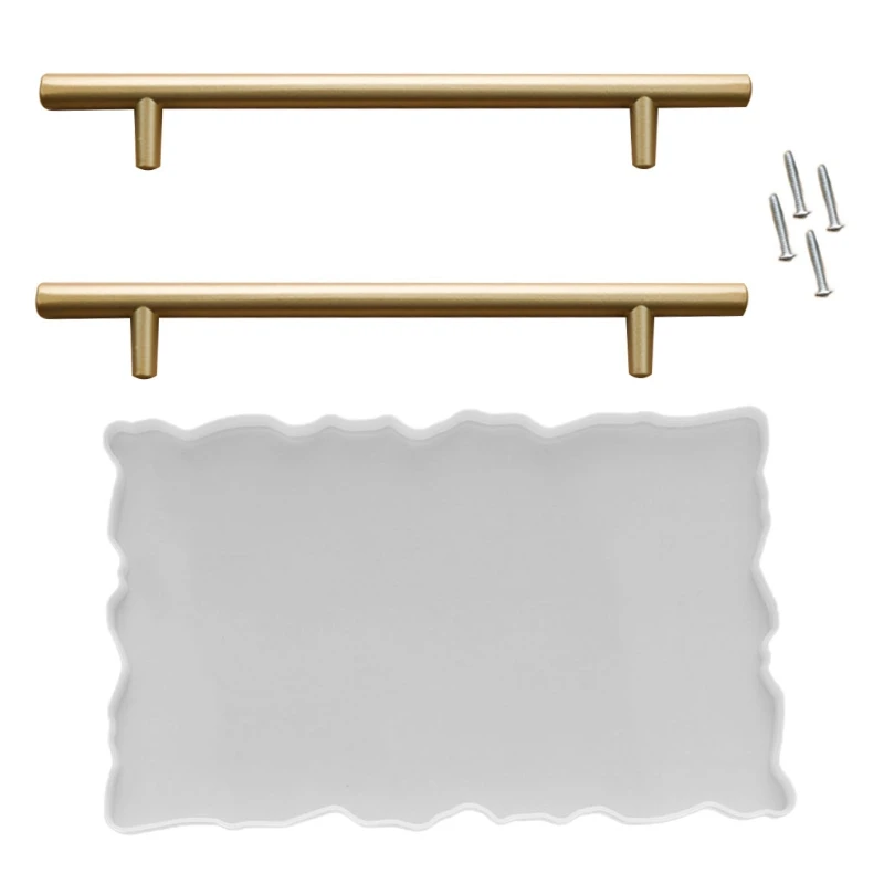 

Crystal Epoxy Resin Mold Rectangular Tray Casting Silicone Mould DIY Crafts Decorations Making Tools