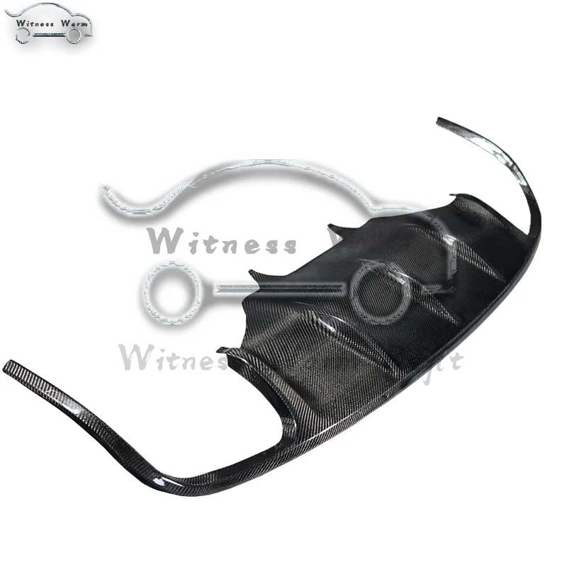 Для Porsche Macan спойлер из углеродного волокна задний бампер Выпускной Диффузор губ