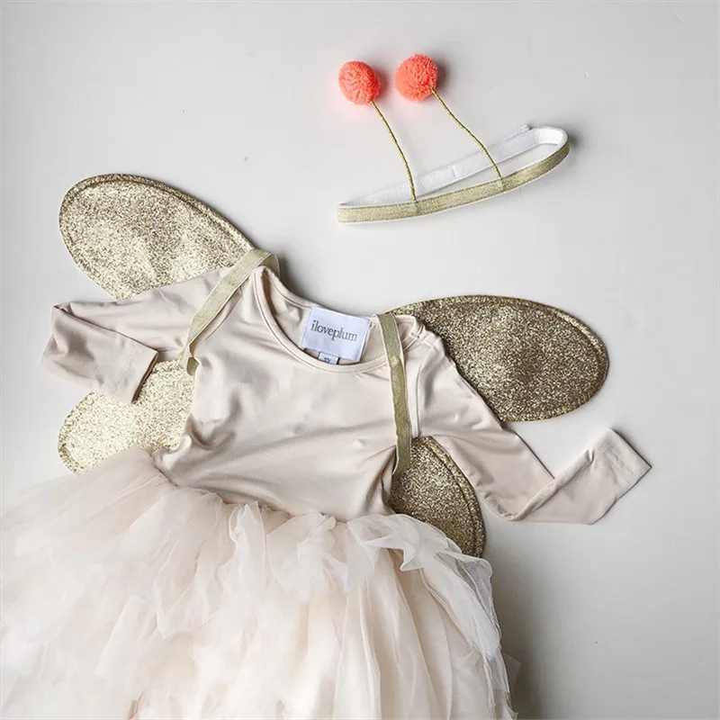 enkelibb beautiful kids girls party wear angel wing accessories baby girl lovely photography props christmas halloween props free global shipping