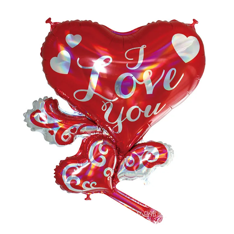 Одиночный декоративный белый воздушный шар на День святого Валентина стол для