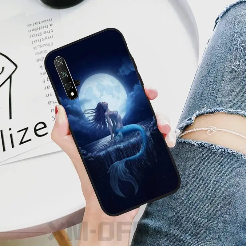 

Mermaid Phone Case For Huawei P20 P30 P40 Pro Mate 10 20 30 Pro Lite P Smart 2019 Nova 5t Cases Cover Carcasa