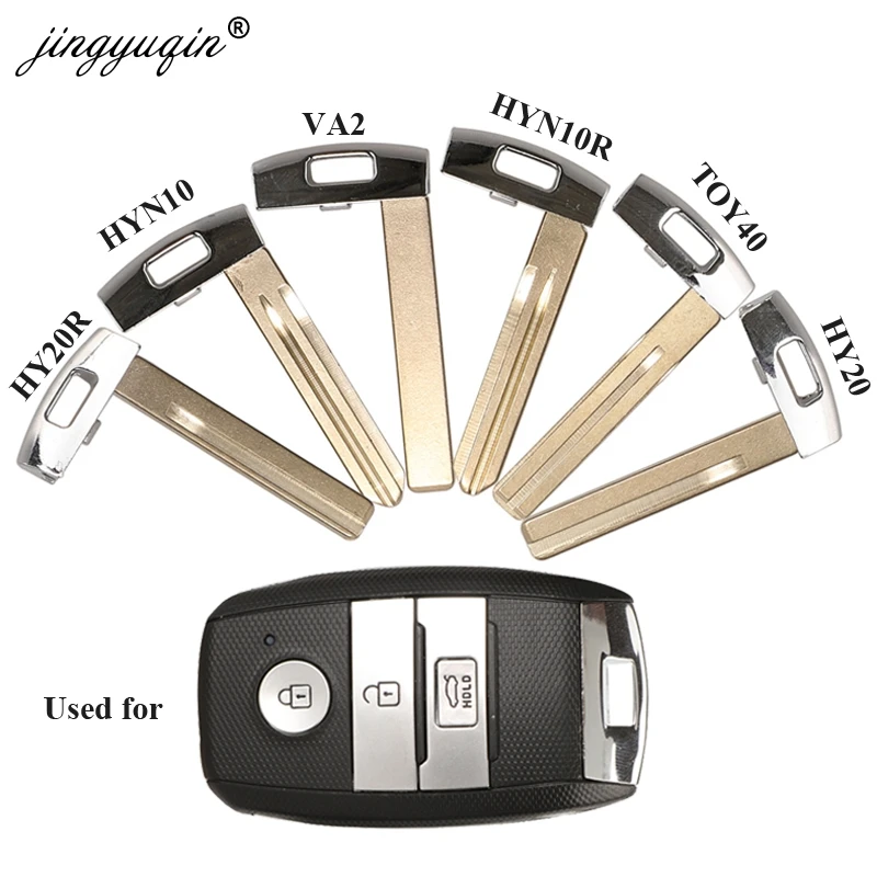 Ключ jingyuqin Uncut TOY40 Va2 HY20/HY20R HYN10/HYN10R Smart с 3 кнопками брелок для входа подходит Kia K5 Optima