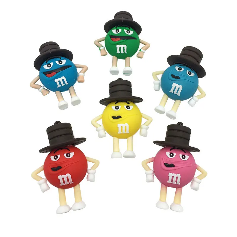 USB флэш-память 64 Гб мини шоколадные бобы USB 2,0 4 ГБ 8 ГБ портативный флеш-накопитель 32 Гб креативная мультяшная Флешка 16 Гб подарок на праздник