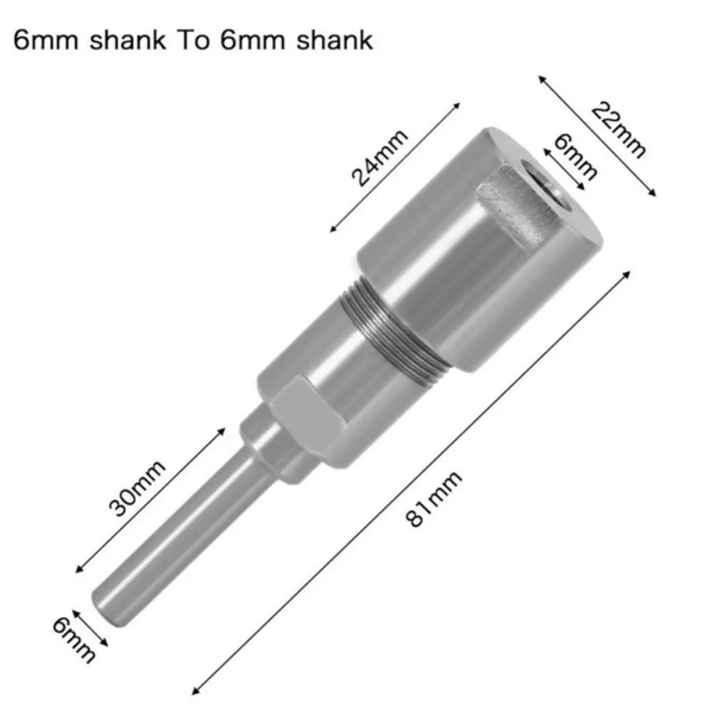 

Shank Router Bit Adapter Extension Rod Collet Engraving Machine Extension Milling Cutter Woodworking Tenon Plywood Accessories