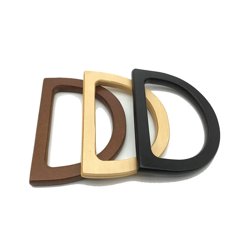 2Pc Nature Wooden Bag Handle Replacement Diy Handbag Tote Handles O Bag Handles Purse Bags Classic Straps Bags Accessories