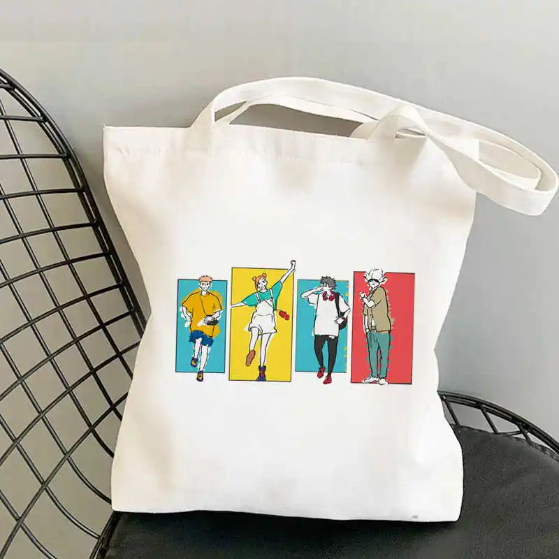 

Jujutsu Kaisen shopping bag reusable canvas bolso cotton bag foldable ecobag sacolas