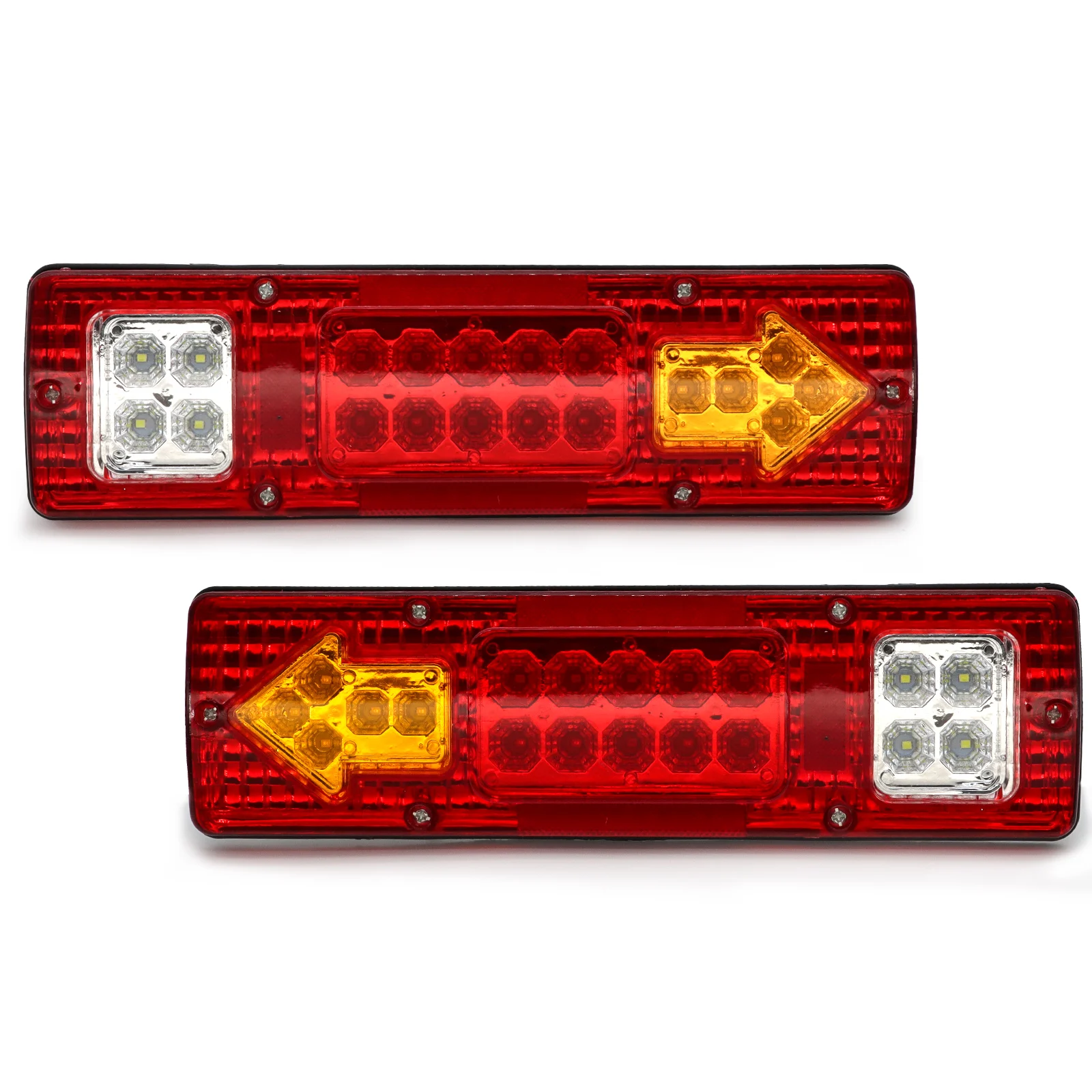 2x 46 LED Truck Tail Light Bar for Truck Boat Trailer Pickup RV Camper UTV UTE Vans Turn Signal Brake Reverse Running Taillight
