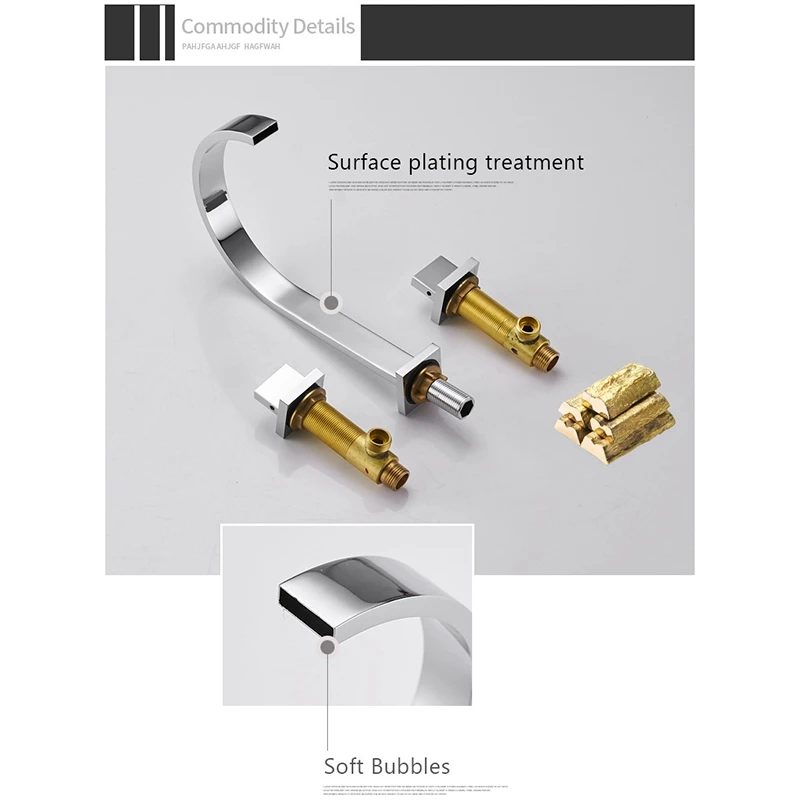 

Polished Hot&Cold Water Faucets Kitchen Sink Taps Swivel Square Mixer Taps Home Improvement Kitchen Bathroom Accessory