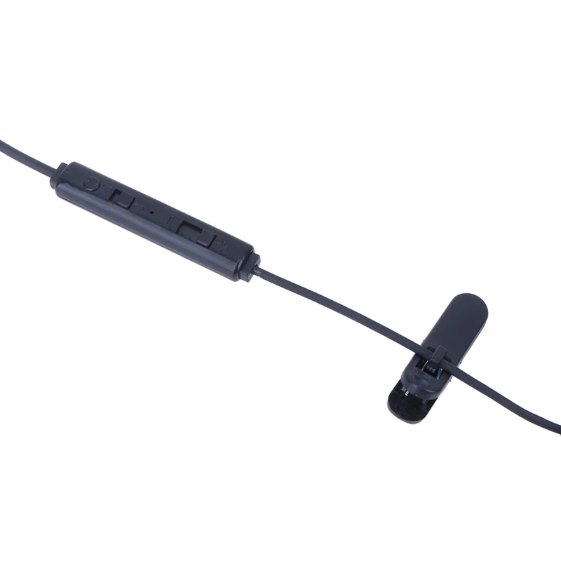 3.5mm Single Ear Wired Earphone In Anti Radiation Stereo Earpiece Coiled Wire ABS Earbuds with Microphone for Phone | Электроника
