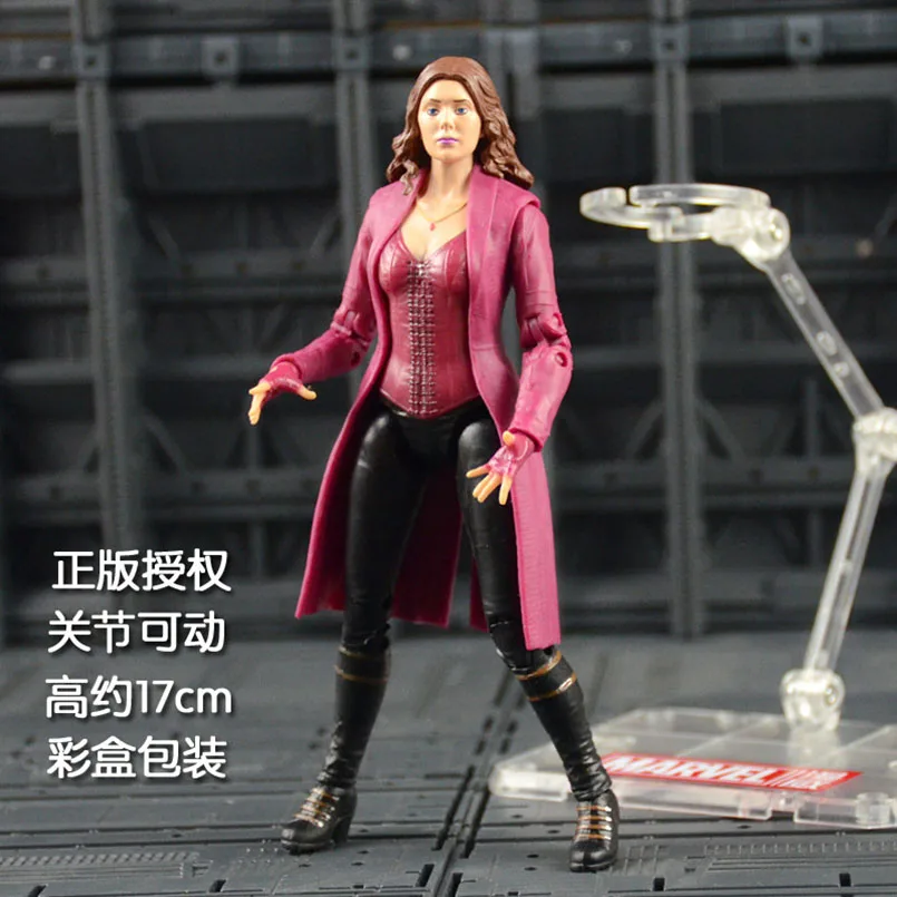 Scarlet Witch B 18 см Железный Человек-паук, Железный человек, Тор, фигурка, Капитан Америка, зимний солдат, человек-муравей, сокол, война бесконечности, фигурка, модель игрушки - Цвет: Scarlet Witch B