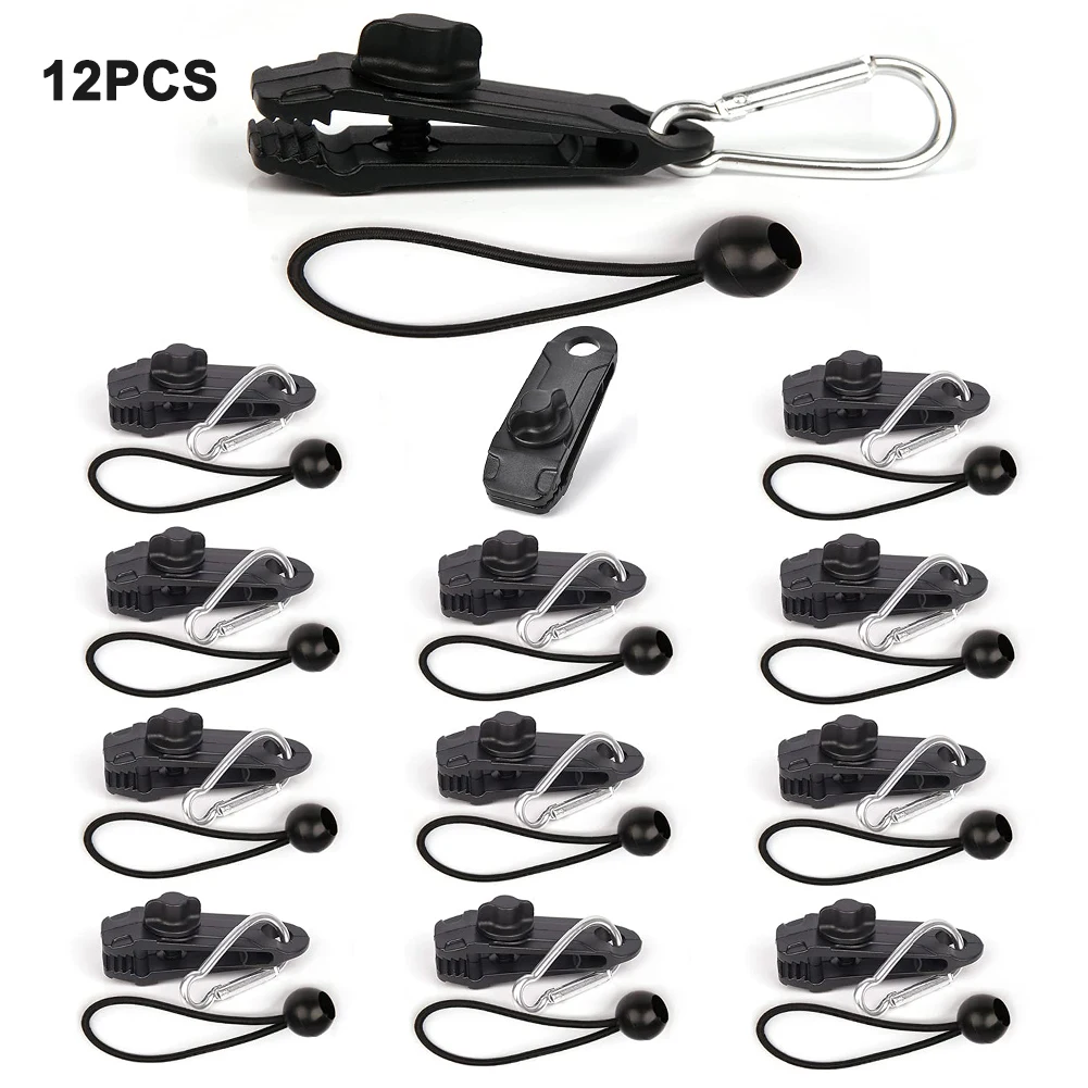 

Outdoor Tent Canopy Large Clip Climbing Carabiner Awing Elastic Cord Sets Camping Equipment