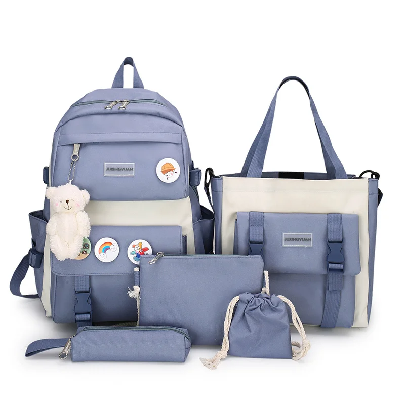

Schoolbag Female Ins Style Backpack Primary School Student Korean Junior High School High School Large Capacity Fashion Small