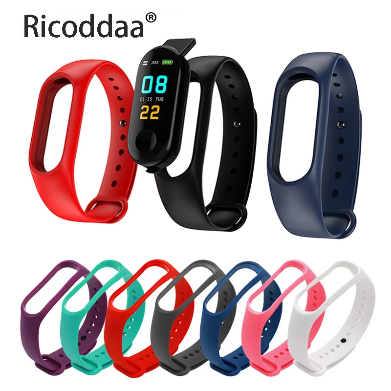 Регулируемый ремешок с застежкой для смарт часов M4 аксессуары фитнес спортивная