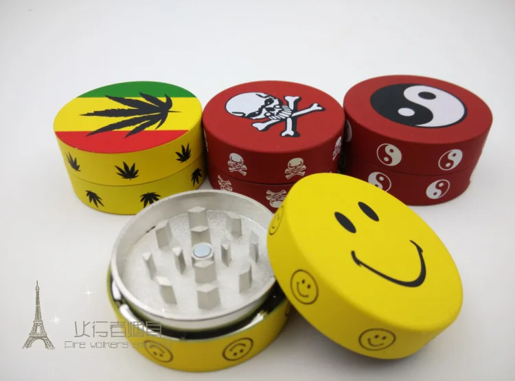 Новая Резиновая поверхность 4 5 см из 2 предметов травы/специй/трава/табак жернов