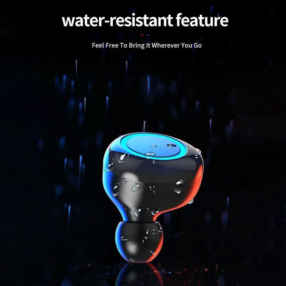 

Q2 TWS Wireless Bluetooth Headset Mini In-ear Earbuds with Microphone Headset Sports Earphone Waterproof Bass Stereo P1O4