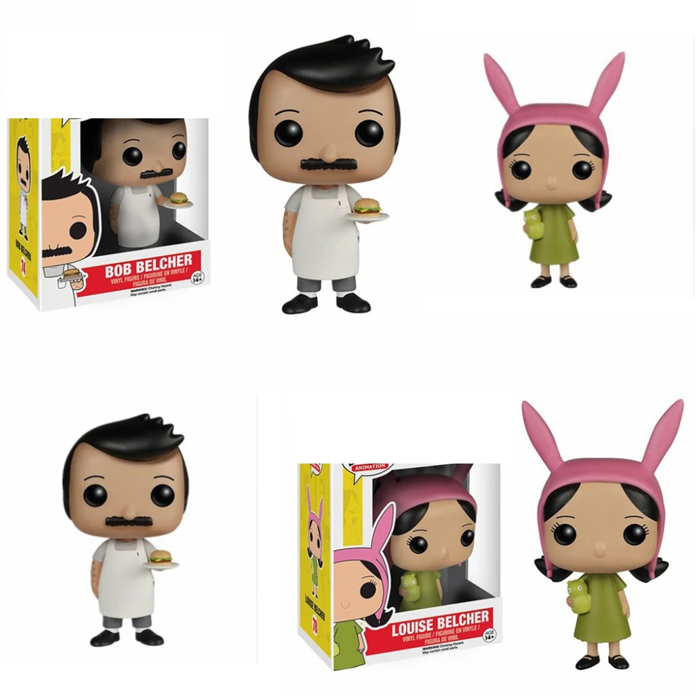 Анимационная Серия: Боб гамбургеры #78 Луиза Симпатичные виниловые куклы #74 модели