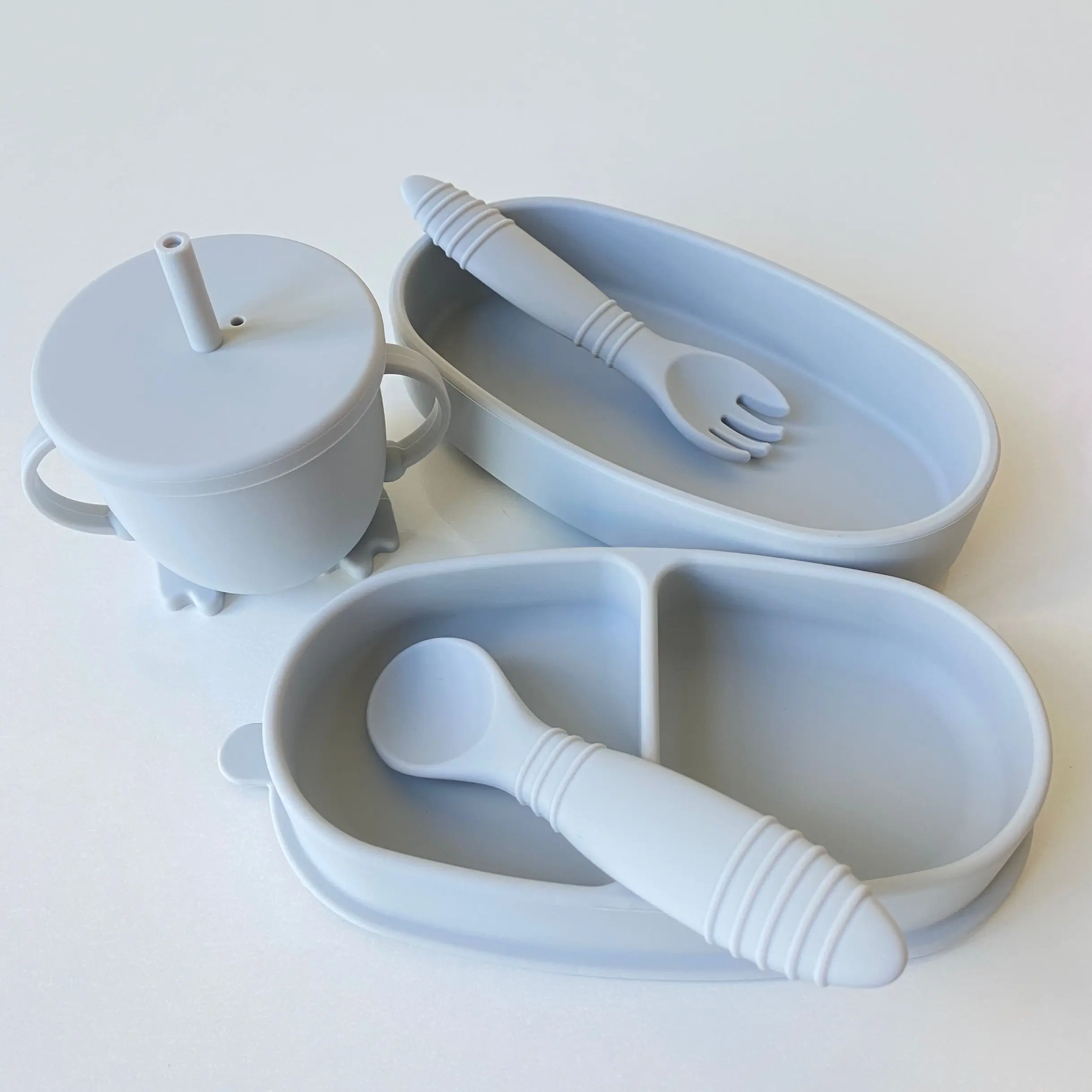 Детские Силиконовые чашки для кормления Обучающие принадлежности посуда