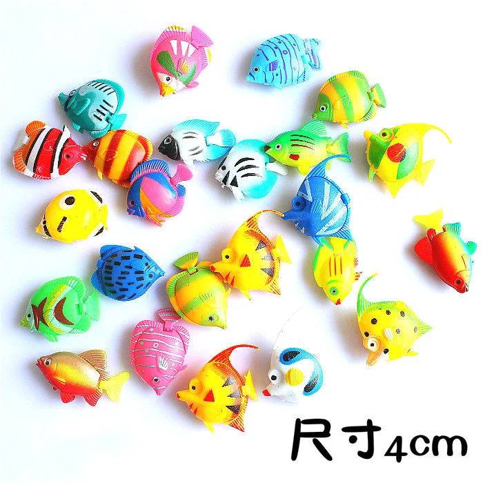 3 шт./лот * модель аквариума искусственная рыба пластиковая плавающая