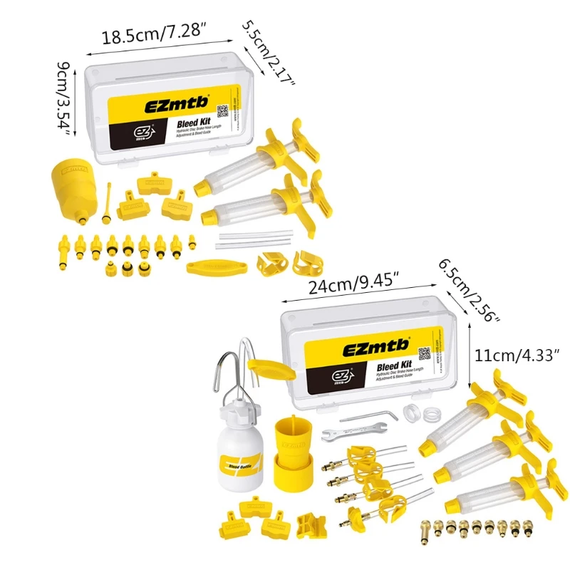 

Universal Bicycle Hydraulic Disc Brake Mineral Oil Bleed Kit for Magura Hope Tektro Sram Avid Mula Hayes Bike Brake Tool